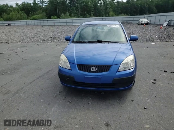2009 Kia Rio LX with VIN KNADE223696530633, listed as a Copart auction lot 68371794 with 165,505 mi miles and Salvage Title. Bid and sale history available at DreamBid. Image 10.