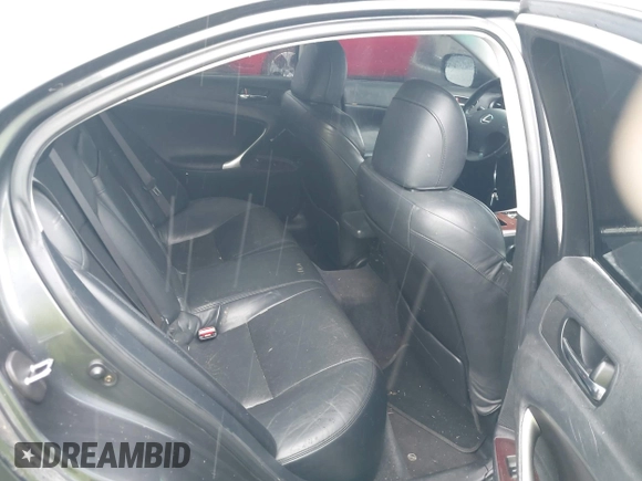 2006 Lexus IS 250 with VIN JTHBK262X65018555, listed as a IAAI auction lot 42112759 with 201,059 mi miles and . Bid and sale history available at DreamBid. Image 8.