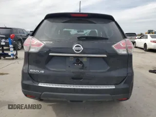 2015 Nissan Rogue S with VIN KNMAT2MT1FP565580, listed as a Copart auction lot 48970395 with 89,263 mi miles and Salvage Title. Bid and sale history available at carsss.com. Image 6.
