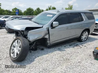 2024 Chevrolet Tahoe High Country with VIN 1GNSKTKT0RR172136, listed as a Copart auction lot 59261845 with Not provided miles and Salvage title. Bid and sale history available at DreamBid. Image 1.