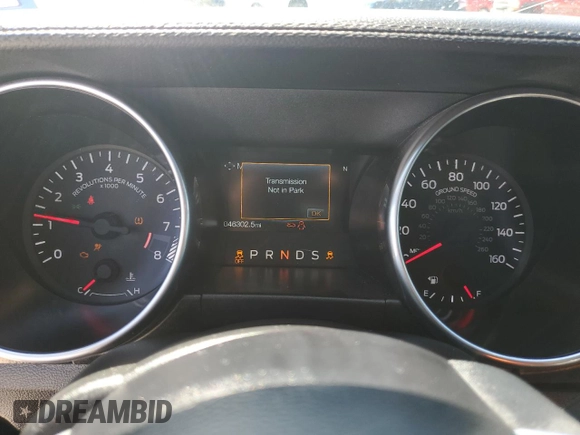 2019 Ford Mustang GT with VIN 1FA6P8CF4K5125387, listed as a Copart auction lot 47853315 with 46,302 mi miles and Salvage Title. Bid and sale history available at carsss.com. Image 9.