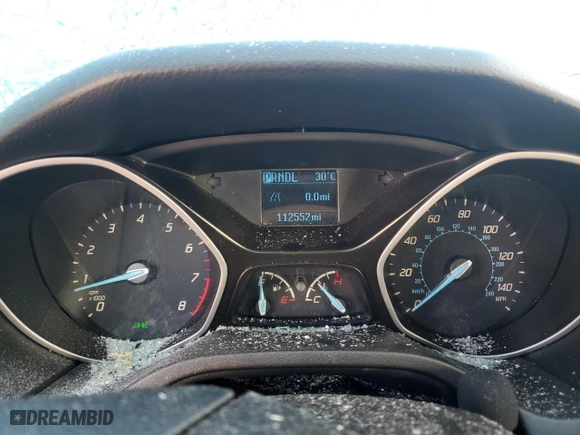 2013 Ford Focus S with VIN 1FADP3E28DL143460, listed as a Copart auction lot 48893115 with 112,552 mi miles and Salvage Title. Bid and sale history available at carsss.com. Image 9.
