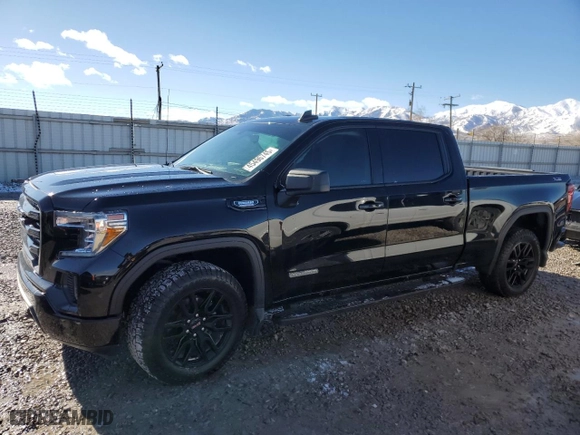 2020 GMC Sierra 1500 Elevation with VIN 1GTU9CET8LZ346101, listed as a Copart auction lot 45496745 with 0 mi miles and Salvage Title. Bid and sale history available at carsss.com. Image 1.