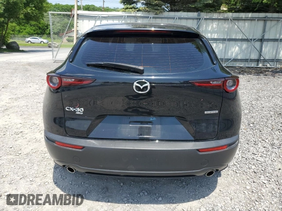 2021 Mazda CX-30 S with VIN 3MVDMBAL6MM263198, listed as a Copart auction lot 61576585 with 37,813 mi miles and Salvage title. Bid and sale history available at DreamBid. Image 6.