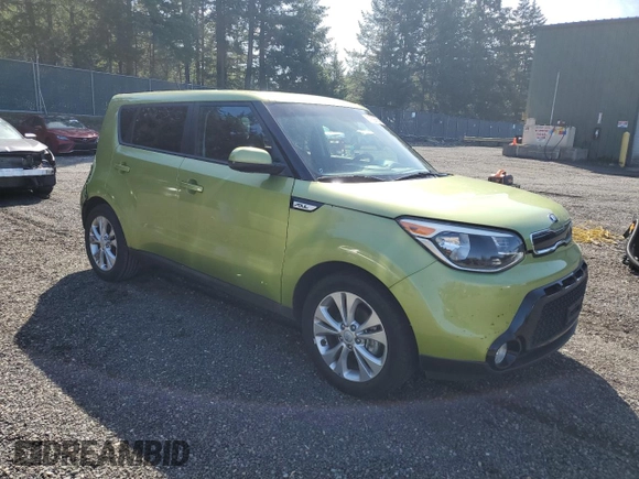 2016 Kia Soul + with VIN KNDJP3A52G7831187, listed as a Copart auction lot 51929785 with 33,024 mi miles and Salvage Title. Bid and sale history available at carsss.com. Image 4.