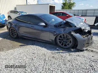 2021 Tesla Model S Plaid with VIN 5YJSA1E65MF442157, listed as a Copart auction lot 51364575 with Not provided miles and Salvage title. Bid and sale history available at DreamBid. Image 4.