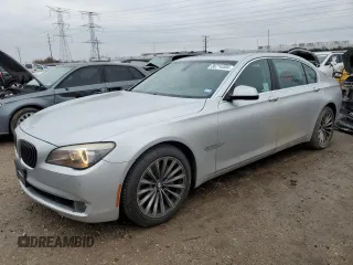 2012 BMW 7 Series 740Li with VIN WBAKB4C5XCC575479, listed as a Copart auction lot 86714504 with 58,585 mi miles and Salvage Title. Bid and sale history available at carsss.com. Image 1.