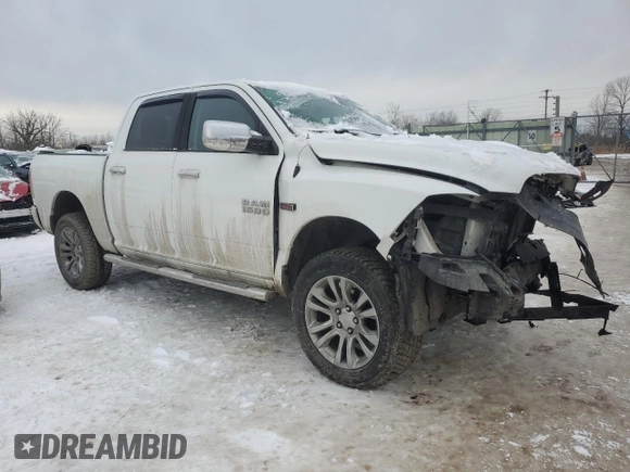 2015 Ram 1500 Laramie Longhorn with VIN 1C6RR7PM4FS655846, listed as a Copart auction lot 87804655 with 159,557 mi miles and Salvage title. Bid and sale history available at DreamBid. Image 4.
