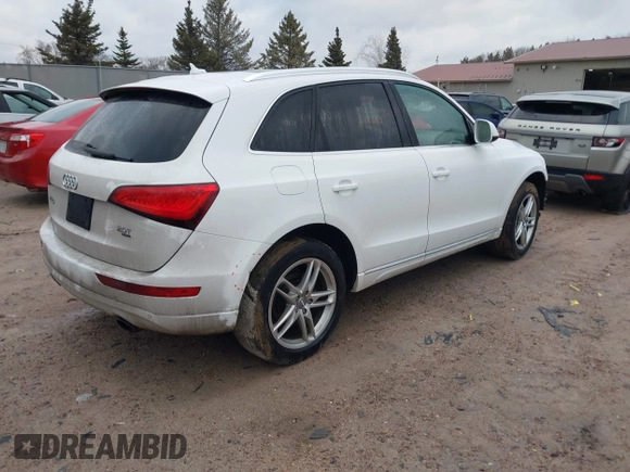 2013 Audi Q5 Premium Plus with VIN WA1LFAFPXDA022071, listed as a IAAI auction lot 41669993 with 201,151 mi miles and . Bid and sale history available at DreamBid. Image 4.
