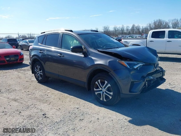 2018 Toyota RAV4 LE with VIN JTMBFREV8JJ208977, listed as a IAAI auction lot 41885547 with 66,263 mi miles. Bid and sale history available at carsss.com. Image 1.