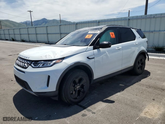 2020 Land Rover Discovery Sport S with VIN SALCJ2FX7LH837708, listed as a Copart auction lot 57229844 with 37,158 mi miles and Salvage Title. Bid and sale history available at carsss.com. Image 1.