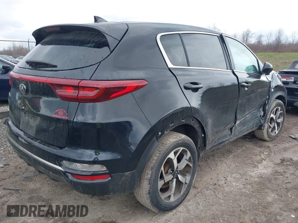 2020 Kia Sportage LX with VIN KNDPMCAC1L7662825, listed as a IAAI auction lot 42031280 with 123,595 mi miles and . Bid and sale history available at carsss.com. Image 4.