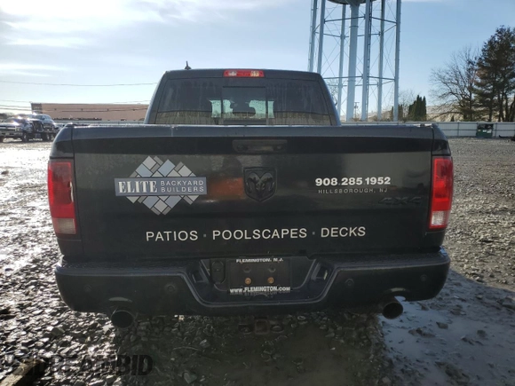 2018 Ram 1500 Big Horn with VIN 1C6RR7LM2JS272051, listed as a Copart auction lot 50595145 with 149,838 mi miles and Salvage Title. Bid and sale history available at carsss.com. Image 6.