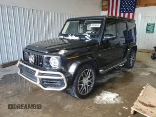 2021 Mercedes-Benz G with VIN W1NYC7HJ3MX415867, listed as a Copart auction lot 83554634 with 20,911 mi miles and Non Repairable. Bid and sale history available at carsss.com. Image 1.