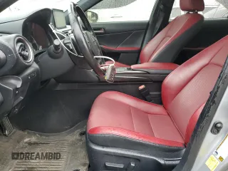 2021 Lexus IS 300 with VIN JTHC81F27M5045772, listed as a Copart auction lot 57782055 with 21,753 mi miles and Salvage title. Bid and sale history available at DreamBid. Image 7.