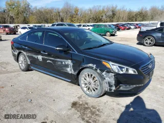 2015 Hyundai Sonata 2.4L Limited with VIN 5NPE34AF9FH066565, listed as a Copart auction lot 81133344 with 79,802 mi miles and Salvage Title. Bid and sale history available at carsss.com. Image 4.