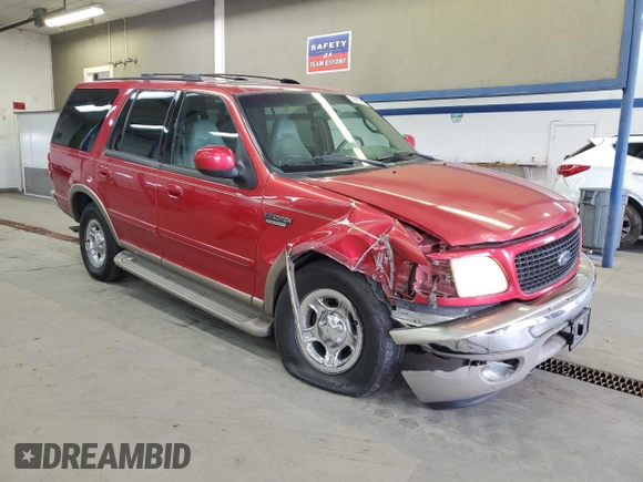 2002 Ford Expedition Eddie Bauer with VIN 1FMPU18L22LA88795, listed as a Copart auction lot 49860805 with 195,631 mi miles and Salvage title. Bid and sale history available at DreamBid. Image 4.