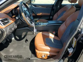 2021 Maserati Ghibli S Q4 GranLusso with VIN ZAM57YTL2M1365779, listed as a Copart auction lot 68241794 with 36,699 mi miles and Salvage Title. Bid and sale history available at carsss.com. Image 7.