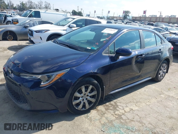 2021 Toyota Corolla LE with VIN 5YFEPMAE3MP271407, listed as a IAAI auction lot 41518631 with 44,855 mi miles and . Bid and sale history available at DreamBid. Image 17.
