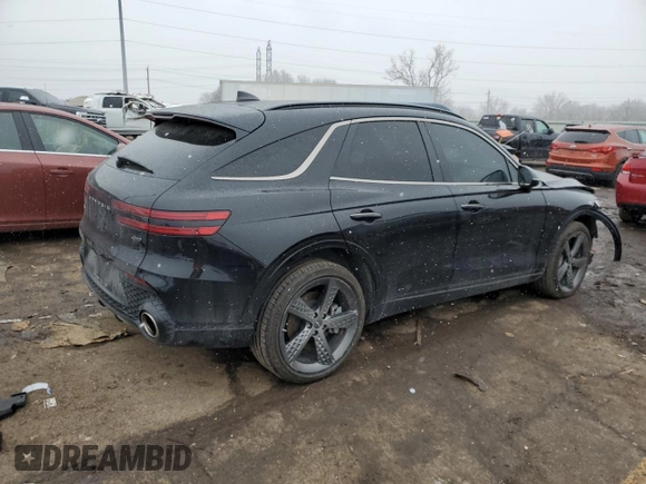 2024 Genesis GV70 2.5T with VIN 5NMMADTBXRH010177, listed as a Copart auction lot 48412575 with 18,877 mi miles and Salvage title. Bid and sale history available at DreamBid. Image 3.
