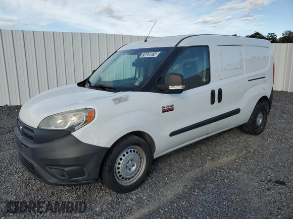 2017 Ram ProMaster City Cargo Tradesman with VIN ZFBERFAB8H6E48337, listed as a Copart auction lot 74839074 with 123,702 mi miles and Clean Title. Bid and sale history available at DreamBid. Image 1.