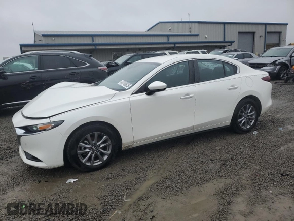 2021 Mazda Mazda3 Sedan 2.5 S with VIN JM1BPAAL3M1332968, listed as a Copart auction lot 44740625 with 46,505 mi miles and Salvage Title. Bid and sale history available at carsss.com. Image 1.