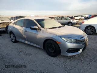 2016 Honda Civic Sedan LX with VIN 19XFC2F57GE213772, listed as a Copart auction lot 43185345 with 142,588 mi miles and Salvage Title. Bid and sale history available at carsss.com. Image 4.