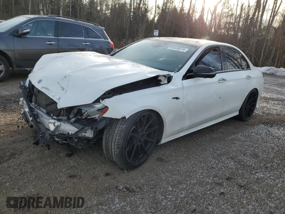 2019 Mercedes-Benz E-Class AMG E 53 with VIN WDDZF6BB1KA489065, listed as a Copart auction lot 85050074 with 88,104 mi miles and Salvage Title. Bid and sale history available at carsss.com. Image 1.