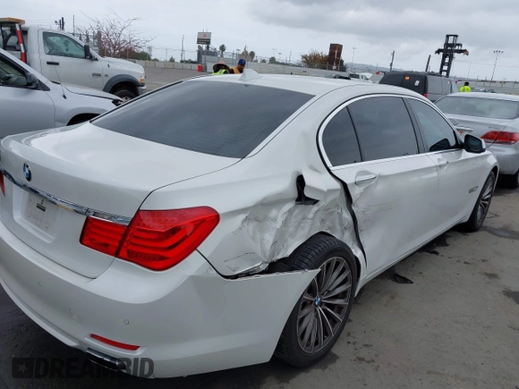 2011 BMW 7 Series 740Li with VIN WBAKB4C58BC575141, listed as a IAAI auction lot 42104510 with 100,361 mi miles and . Bid and sale history available at DreamBid. Image 6.