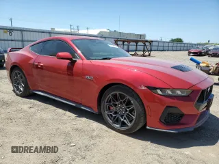2024 Ford Mustang GT с VIN 1FA6P8CF0R5431139, выставлен на аукционе Copart как лот 53158615 с пробегом 3 119 миль миль и Списание • Salvage title. История ставок и продаж доступна на DreamBid. Изображение 4.