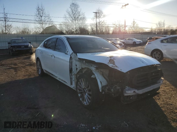 2016 Kia K900 Luxury with VIN KNALW4D41G6031150, listed as a Copart auction lot 84642644 with 128,068 mi miles and Salvage Title. Bid and sale history available at carsss.com. Image 4.