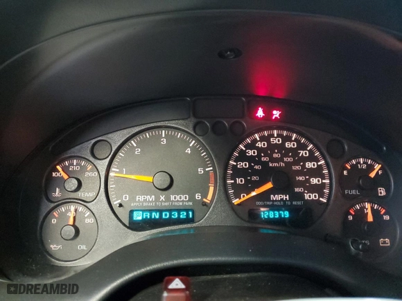 2000 Chevrolet Blazer LT with VIN 1GNDT13W6Y2372092, listed as a Copart auction lot 85784644 with 128,379 mi miles and Salvage Title. Bid and sale history available at carsss.com. Image 9.