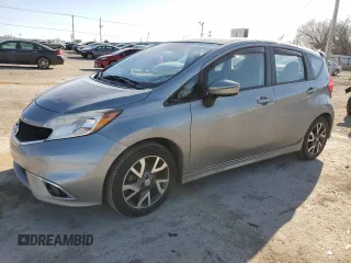 2015 Nissan Note SR with VIN 3N1CE2CP6FL396694, listed as a Copart auction lot 48344225 with 127,620 mi miles and Salvage title. Bid and sale history available at DreamBid. Image 1.