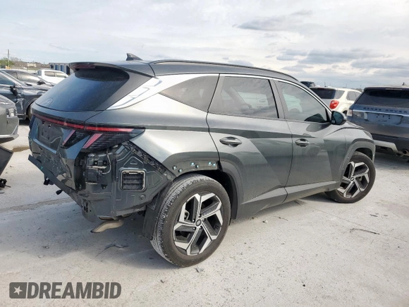 2022 Hyundai Tucson SEL with VIN 5NMJC3AE8NH139520, listed as a Copart auction lot 50745605 with 31,588 mi miles and Salvage Title. Bid and sale history available at carsss.com. Image 3.