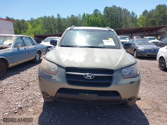 2009 Hyundai Santa Fe GLS with VIN 5NMSG13D19H331269, listed as a IAAI auction lot 42005021 with 120,215 mi miles. Bid and sale history available at carsss.com. Image 6.