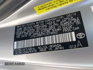 2012 Scion iQ with VIN JTNJJXB07CJ018562, listed as a IAAI auction lot 42404672 with 79,867 mi miles and . Bid and sale history available at DreamBid. Image 9.