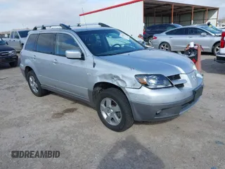 2003 Mitsubishi Outlander XLS with VIN JA4LZ41G03U104498, listed as a IAAI auction lot 41725675 with 189,509 mi miles. Bid and sale history available at carsss.com. Image 1.