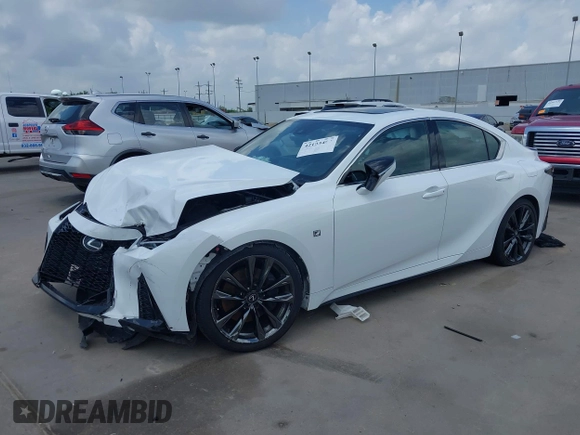 2023 Lexus IS 350 F Sport with VIN JTHGZ1B26P5071871, listed as a IAAI auction lot 42103497 with 16,456 mi miles and . Bid and sale history available at DreamBid. Image 18.