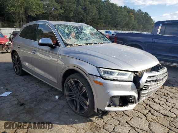 2018 Audi SQ5 with VIN WA1C4BFY9J2110569, listed as a Copart auction lot 79781664 with 71,841 mi miles and Salvage Title. Bid and sale history available at DreamBid. Image 4.