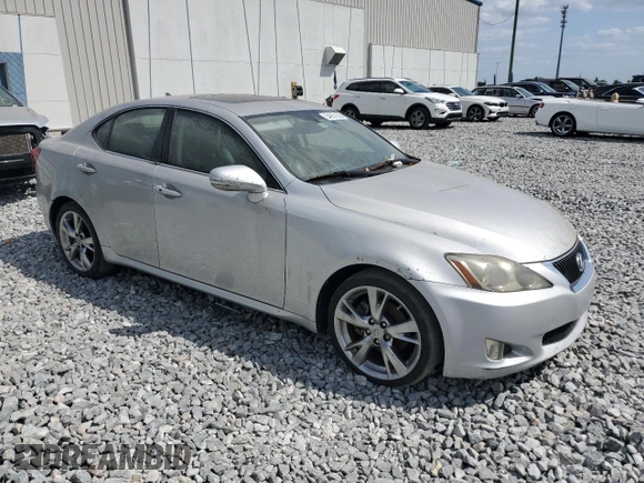 2010 Lexus IS 250 with VIN JTHBF5C27A5107373, listed as a Copart auction lot 54957265 with 123,015 mi miles and Clean Title. Bid and sale history available at carsss.com. Image 4.