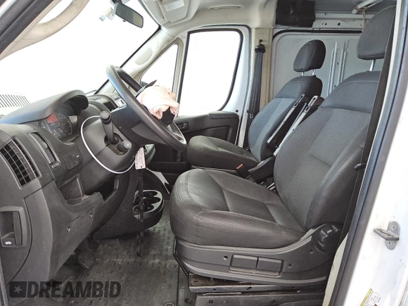 2021 Ram ProMaster Cargo with VIN 3C6LRVNG4ME575924, listed as a Copart auction lot 75856944 with 107,647 mi miles and Salvage Title. Bid and sale history available at DreamBid. Image 7.