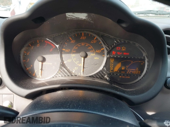 2000 Toyota Celica GT with VIN JTDDR32T5Y0016240, listed as a IAAI auction lot 41783204 with 224,889 mi miles and . Bid and sale history available at DreamBid. Image 7.