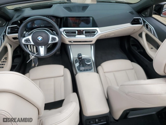2022 BMW 4 Series M440i xDrive with VIN WBA63AT09NCL01453, listed as a Copart auction lot 72575524 with 30,646 mi miles and Salvage Title. Bid and sale history available at carsss.com. Image 8.