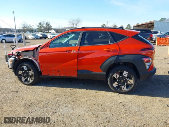2024 Hyundai Kona SEL with VIN KM8HBCABXRU096414, listed as a IAAI auction lot 41309208 with 7,765 mi miles and . Bid and sale history available at DreamBid. Image 14.