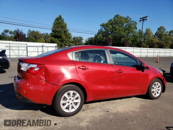 2014 Kia Rio LX with VIN KNADM4A37E6370952, listed as a Copart auction lot 70787814 with 107,958 mi miles and Salvage Title. Bid and sale history available at DreamBid. Image 3.