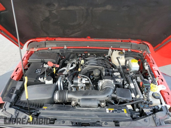 2022 Jeep Wrangler Unlimited High Tide with VIN 1C4HJXDG5NW107100, listed as a Copart auction lot 83231044 with 37,898 mi miles and Salvage Title. Bid and sale history available at DreamBid. Image 12.
