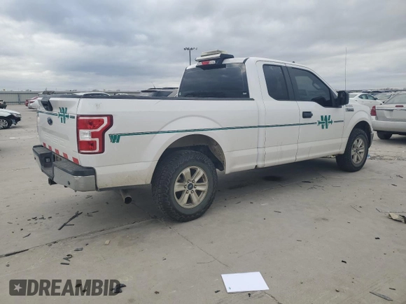 2020 Ford F-150 XL with VIN 1FTEX1C53LKF11855, listed as a Copart auction lot 42399555 with 71,298 mi miles and Salvage title. Bid and sale history available at DreamBid. Image 3.