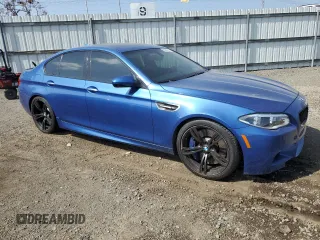 2016 BMW M5 with VIN WBSFV9C56GD595598, listed as a Copart auction lot 53042714 with 87,563 mi miles. Bid and sale history available at carsss.com. Image 4.