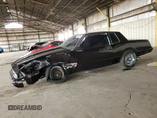 1987 Chevrolet Monte Carlo z VIN 1G1GZ11H6HR117922, wystawiony jako Copart lot #45329575 z przebiegiem 49 753 mil mil oraz Tytuł czysty. Historia ofert i sprzedaży dostępna na DreamBid. Obrazek 1.
