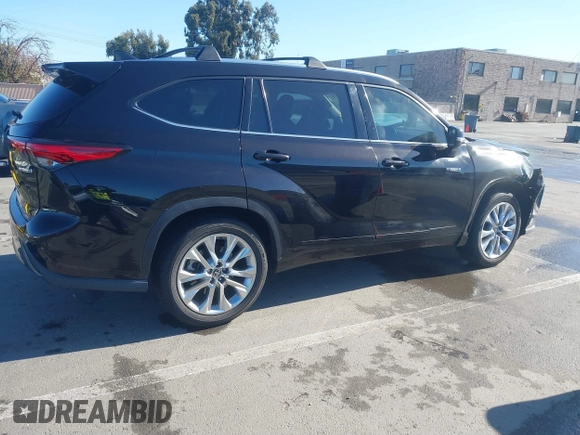 2021 Toyota Highlander Hybrid Limited with VIN 5TDYARAH8MS006883, listed as a IAAI auction lot 41507332 with 169,210 mi miles and . Bid and sale history available at DreamBid. Image 4.